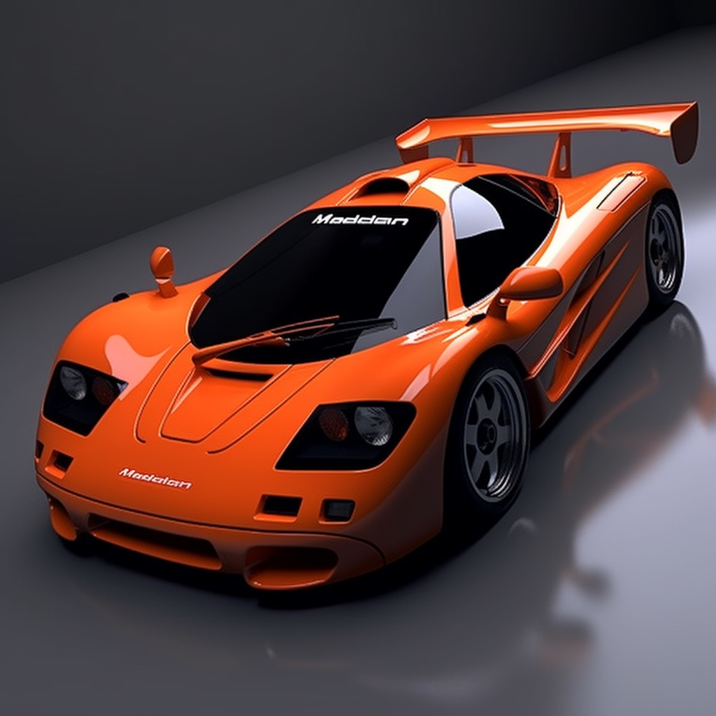 GPT-4 + Midjourney V5 - фотографии автомобилей: McLaren F1