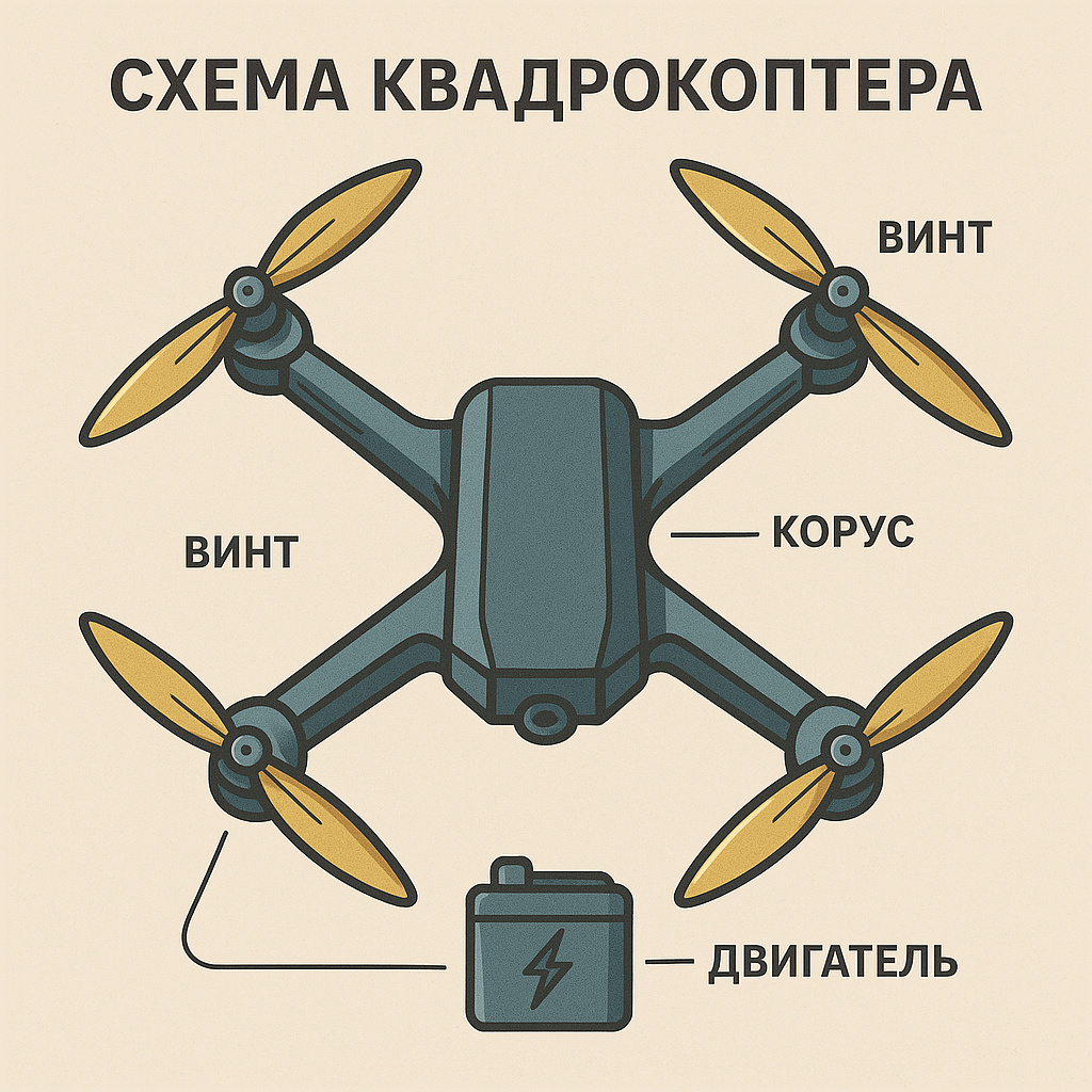 Схема, созданная DALLE, для визуализации данных и процессов.