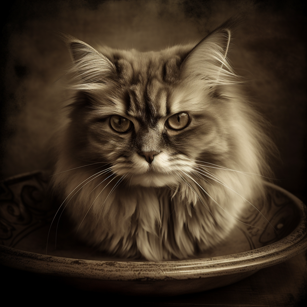 GPT-4 + Midjourney V5: Котики. Мордочка кота