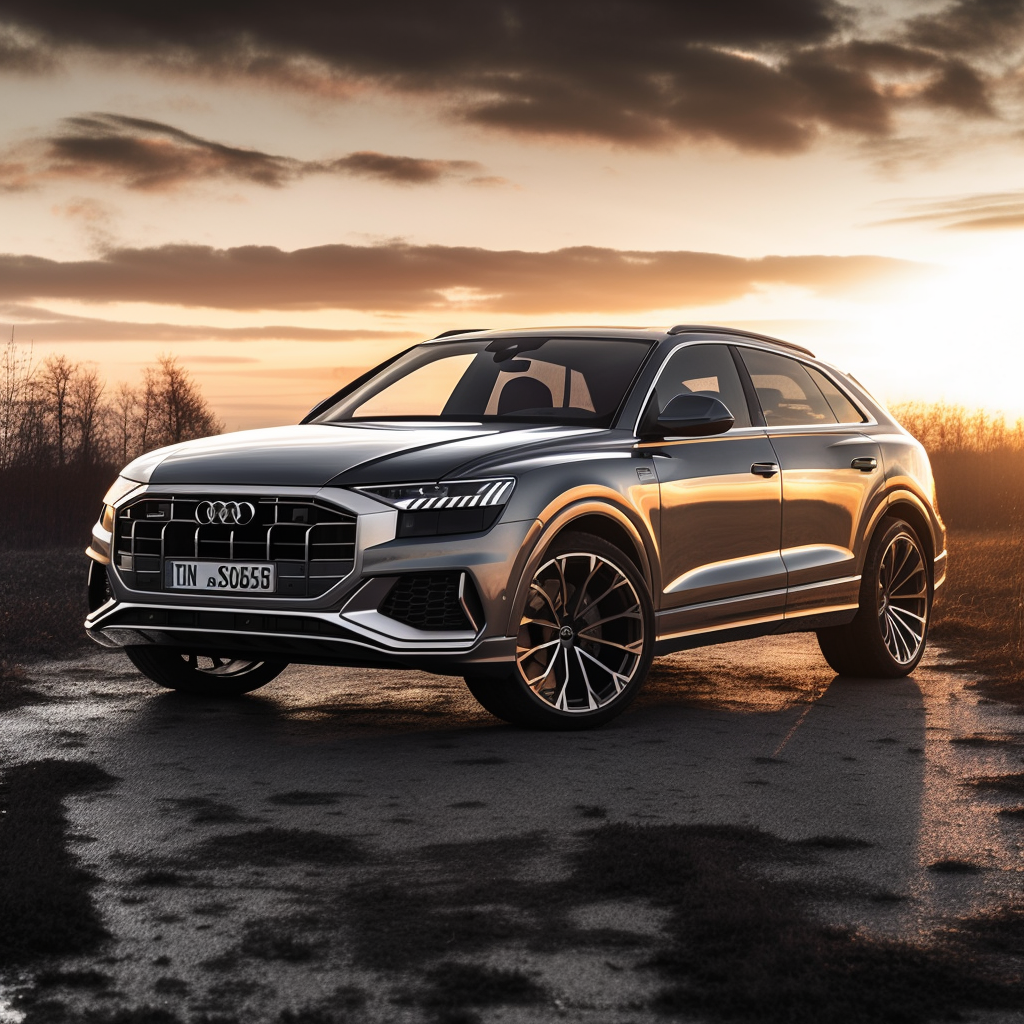 GPT-4 + Midjourney V5 - фотографии автомобилей: AUDI Q8