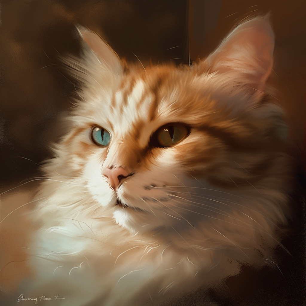 GPT-4 + Midjourney V5: Котики