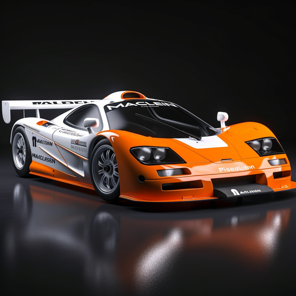 GPT-4 + Midjourney V5 - фотографии автомобилей: McLaren F1