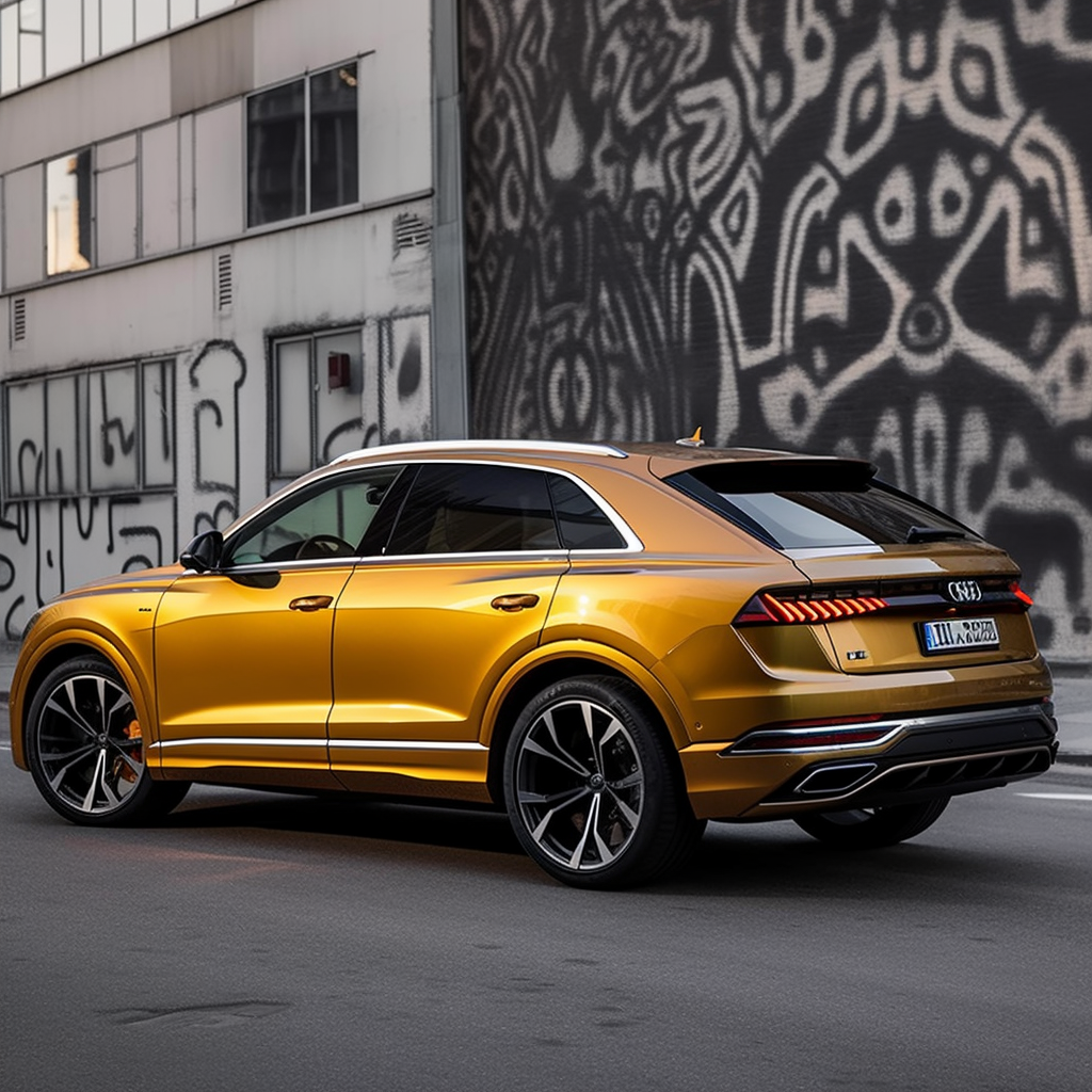 GPT-4 + Midjourney V5 - фотографии автомобилей: AUDI Q8