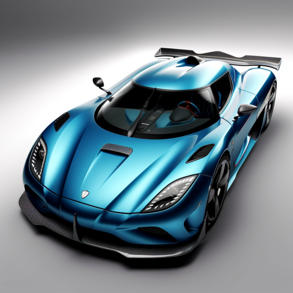 GPT-4 + Midjourney V5 - фотографии автомобилей: Koenigsegg Regera